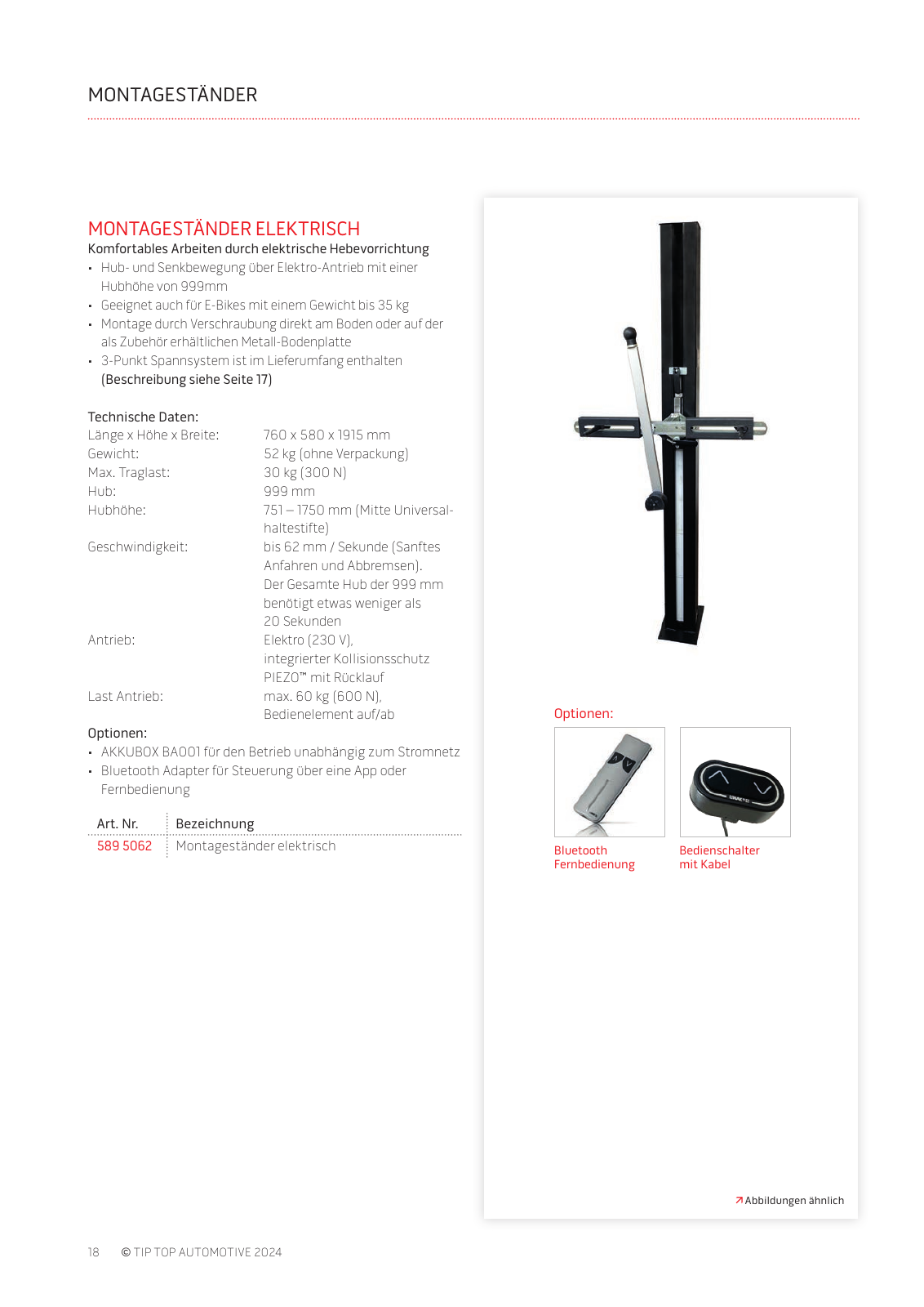 Vorschau TIP TOP Automotive - 2-Rad Katalog 2024 Seite 18